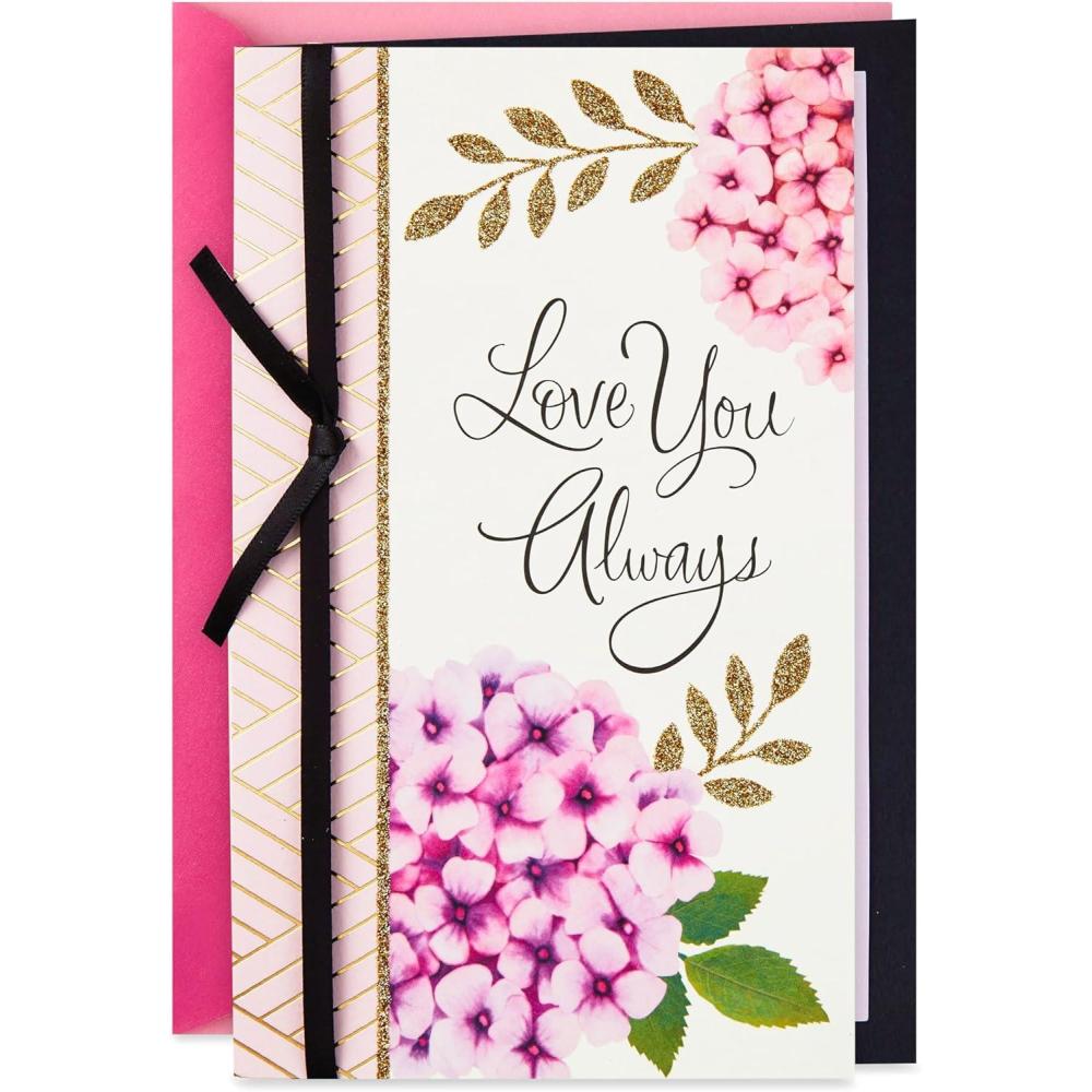 imageHallmark Romantic Mothers Day Card for Wife Girlfriend or Partner Love You AlwaysGreeting Card