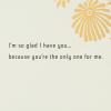 Hallmark Mother’s Day Card (Heart in Envelope) for Anniversary, Romantic Birthday, Everyday Love, Sweetest Day(Only One for Me)