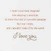 Hallmark Mother’s Day Card (Heart in Envelope) for Anniversary, Romantic Birthday, Everyday Love, Sweetest Day(This Kind of Love)
