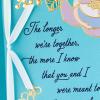 Hallmark Mother’s Day Card for Her (We’re Meant to Be) for Anniversary, Romantic Birthday, Everyday Love(Meant to Be)