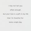 Hallmark Romantic Mothers Day Card for Wife, Girlfriend, or Partner (Love You Always)(Greeting Card)