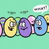 Hallmark Shoebox Funny Mothers Day Cards (The Best Moms Yell Sh*t Sometimes) Pack of 4(Easter Egg Crack Joke)