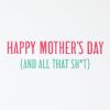 Hallmark Shoebox Funny Mothers Day Cards (The Best Moms Yell Sh*t Sometimes) Pack of 4(The Best Moms Yell Sh*t Sometimes)