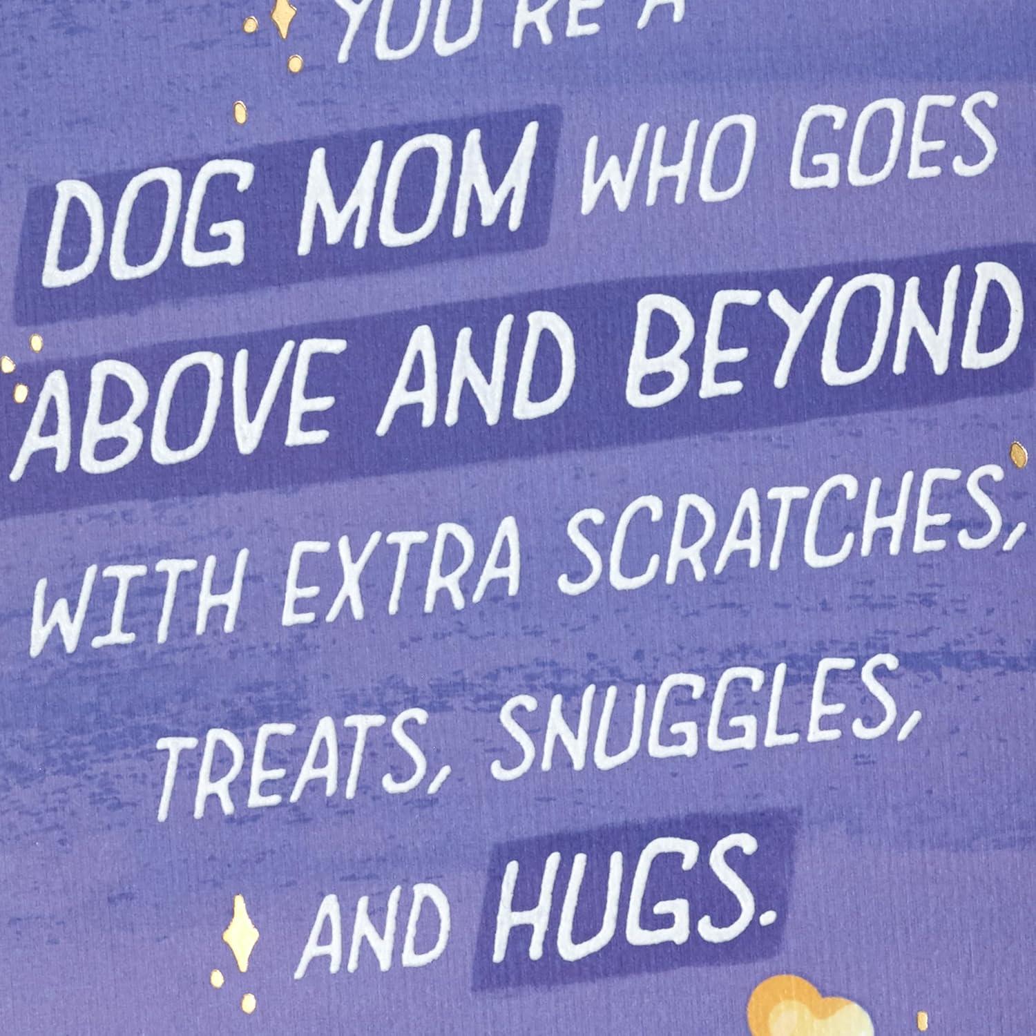 imageHallmark Dog Mom Card from Dog Treats Snuggles and Hugs for Mothers Day Birthday Puppy Adoption DayDog Mom  Mothers Day or Birthday