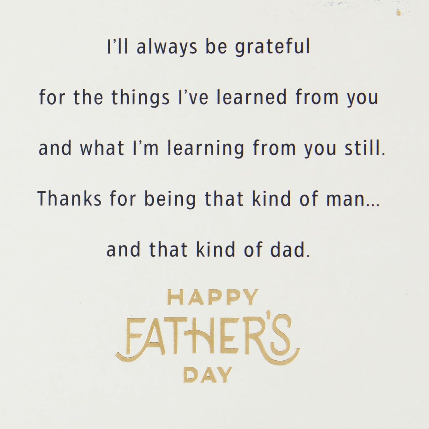imageHallmark Fathers Day Card The Difference You Make Is AppreciatedIll Always be Grateful