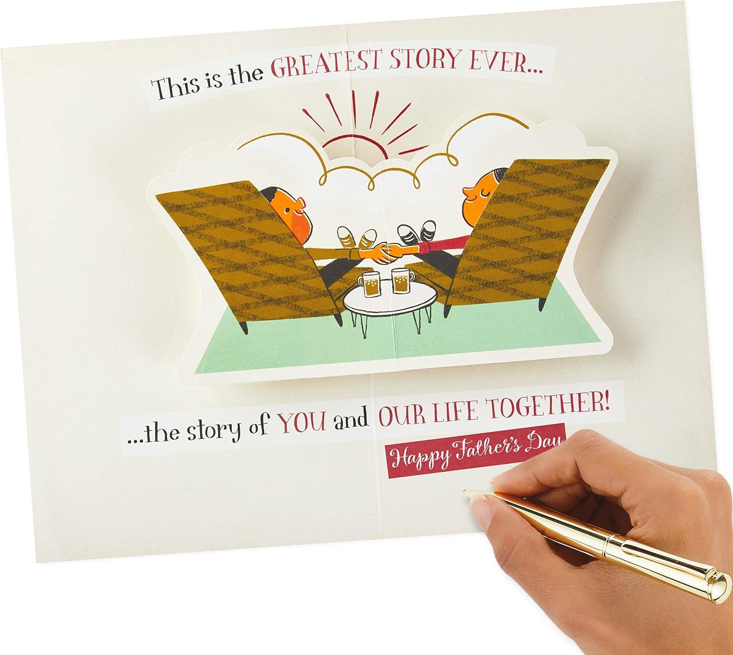 imageHallmark Fathers Day Card for Husband Cute Cartoons Our Life TogetherOur Life Together
