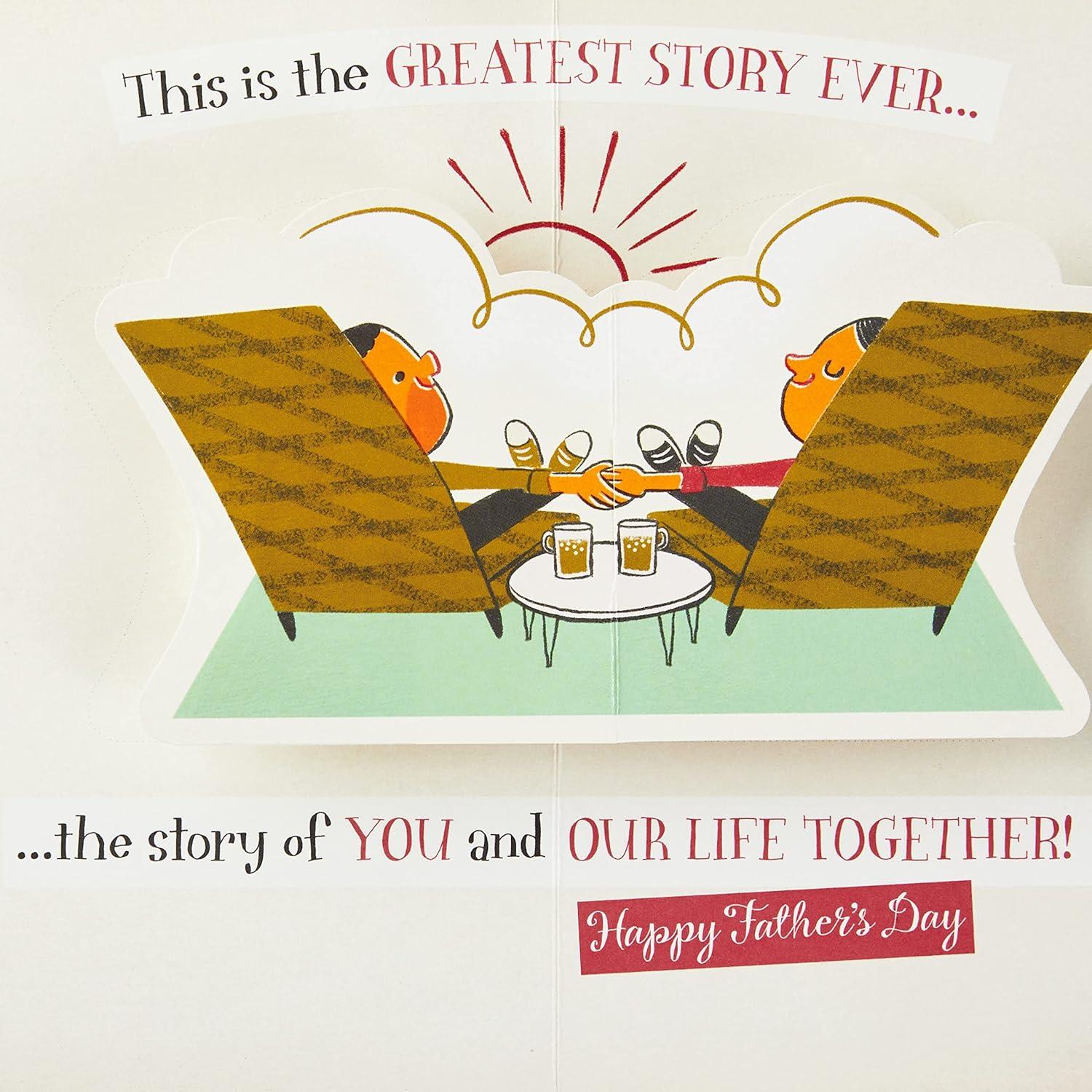 imageHallmark Fathers Day Card for Husband Cute Cartoons Our Life TogetherOur Life Together