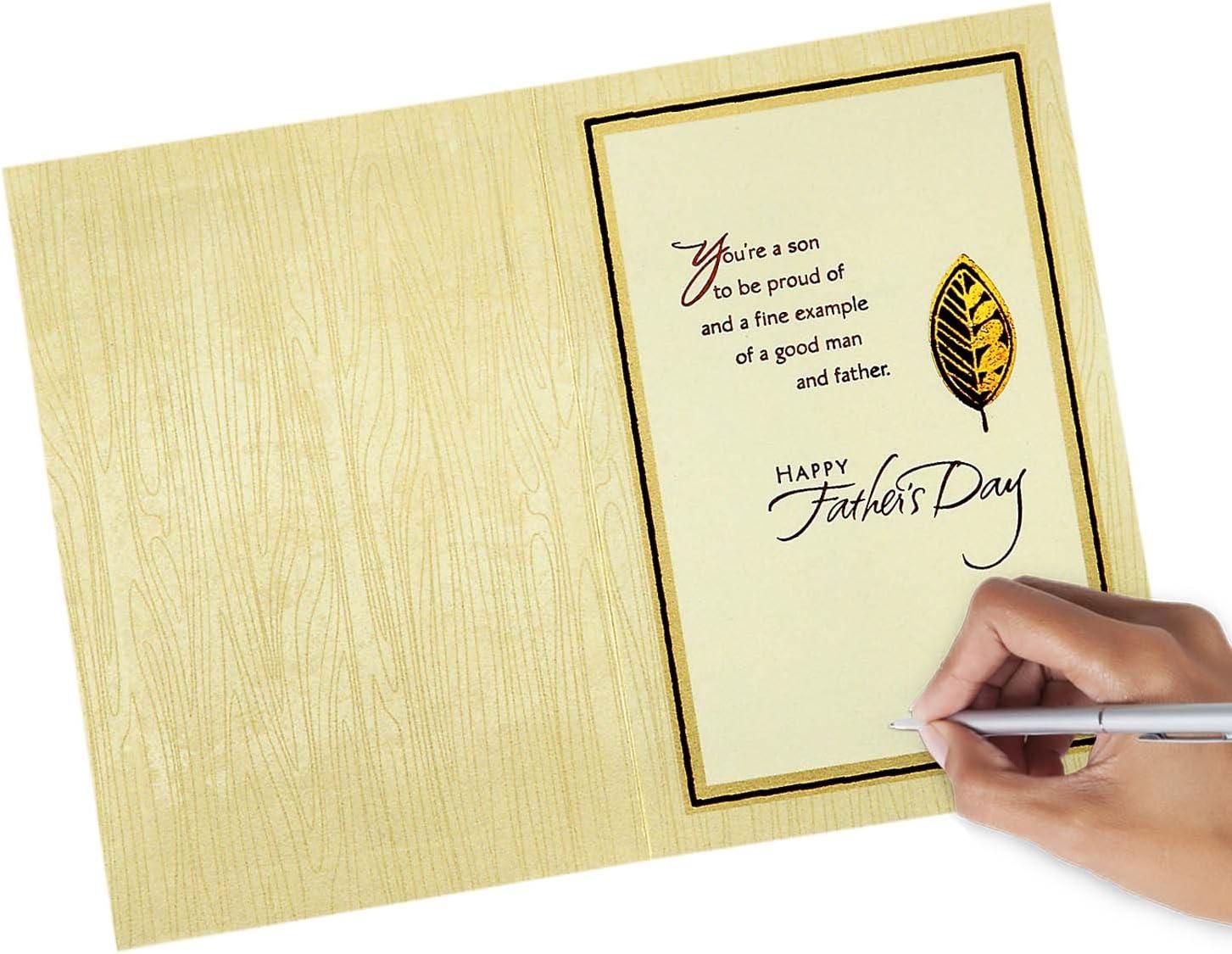 imageHallmark Fathers Day Card for Son A Fine Example of a Good Man Model 599FFW9592Multicolor
