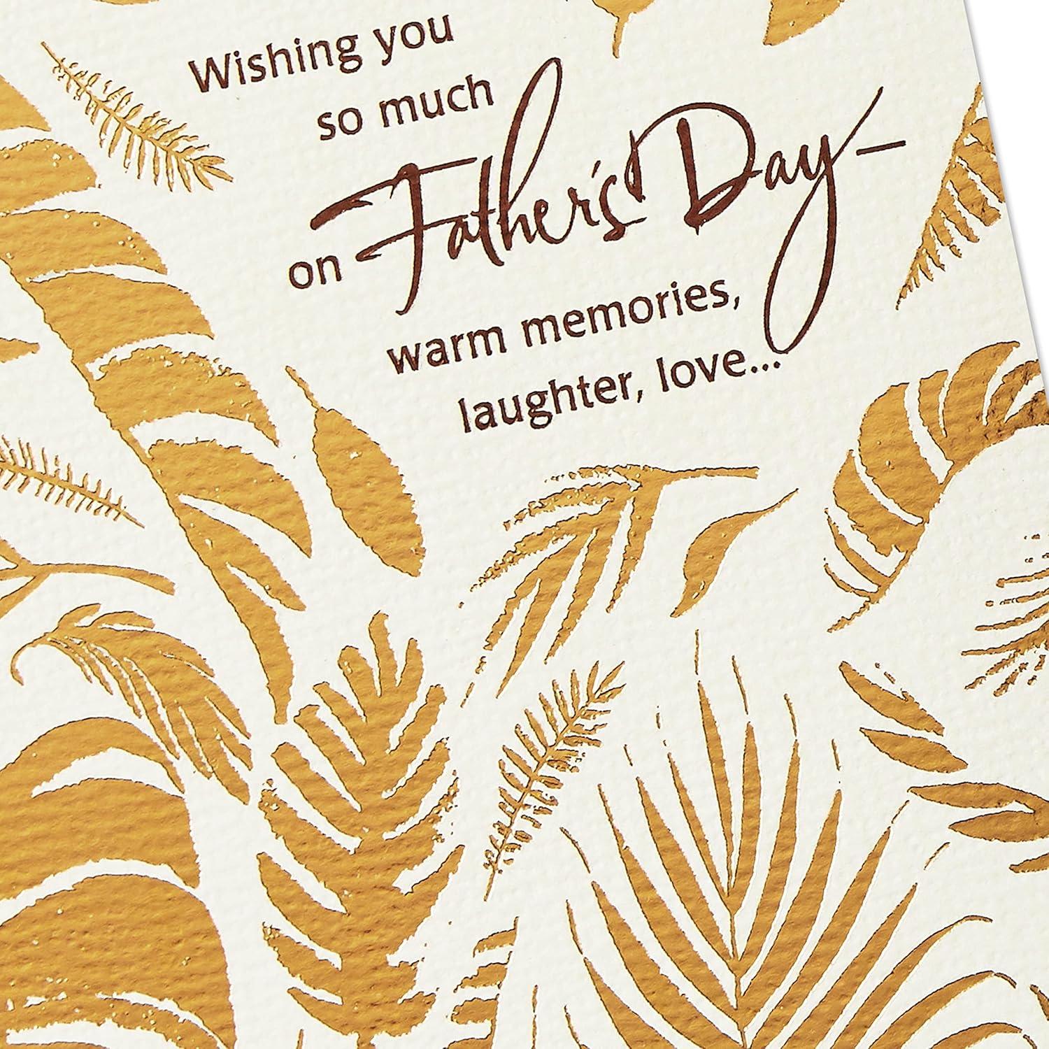 imageHallmark Fathers Day Card for Son A Fine Example of a Good Man Model 599FFW9592Wishing You Happiness Brown