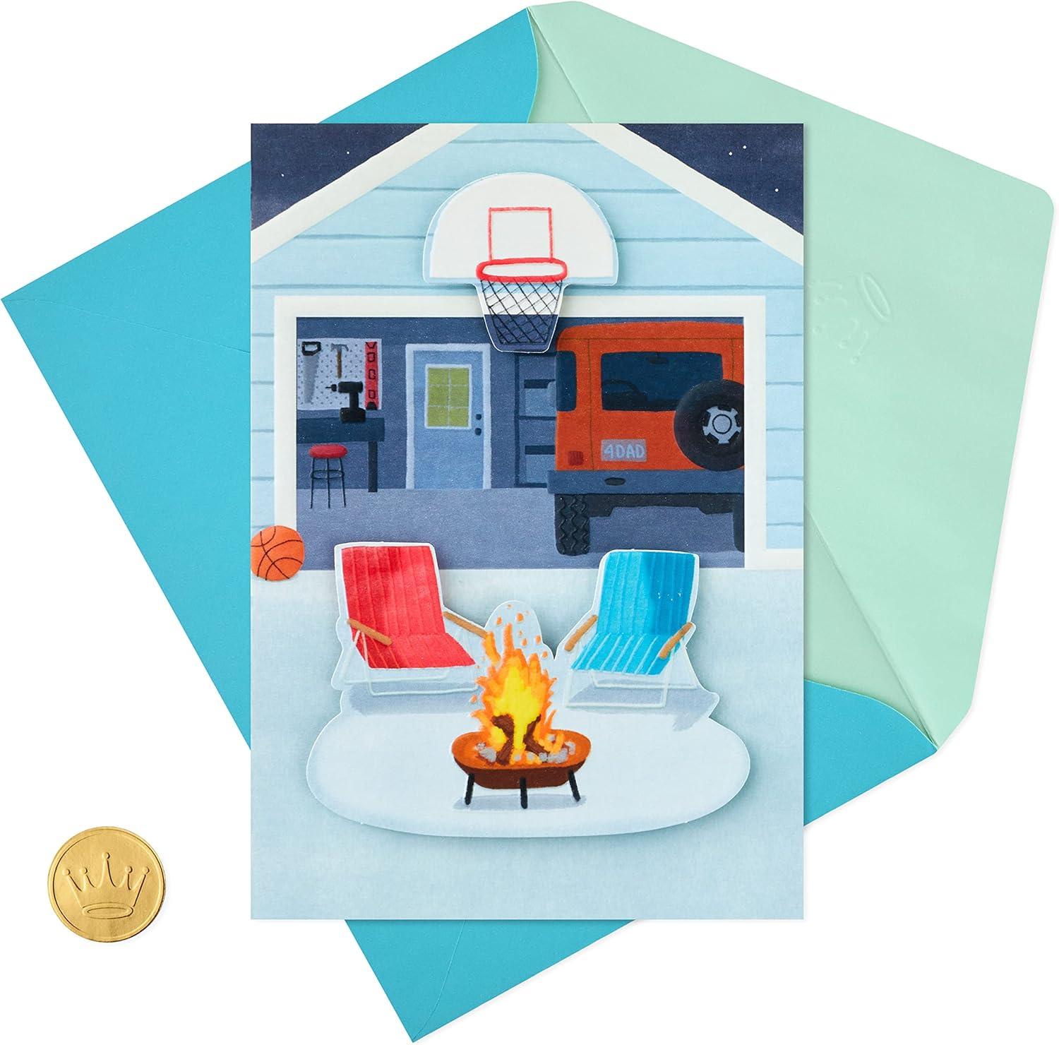 imageHallmark Funny Fathers Day Card for Dad from Son or Daughter Things We Learn from DadsFor Dad  Thanks for Great Memories