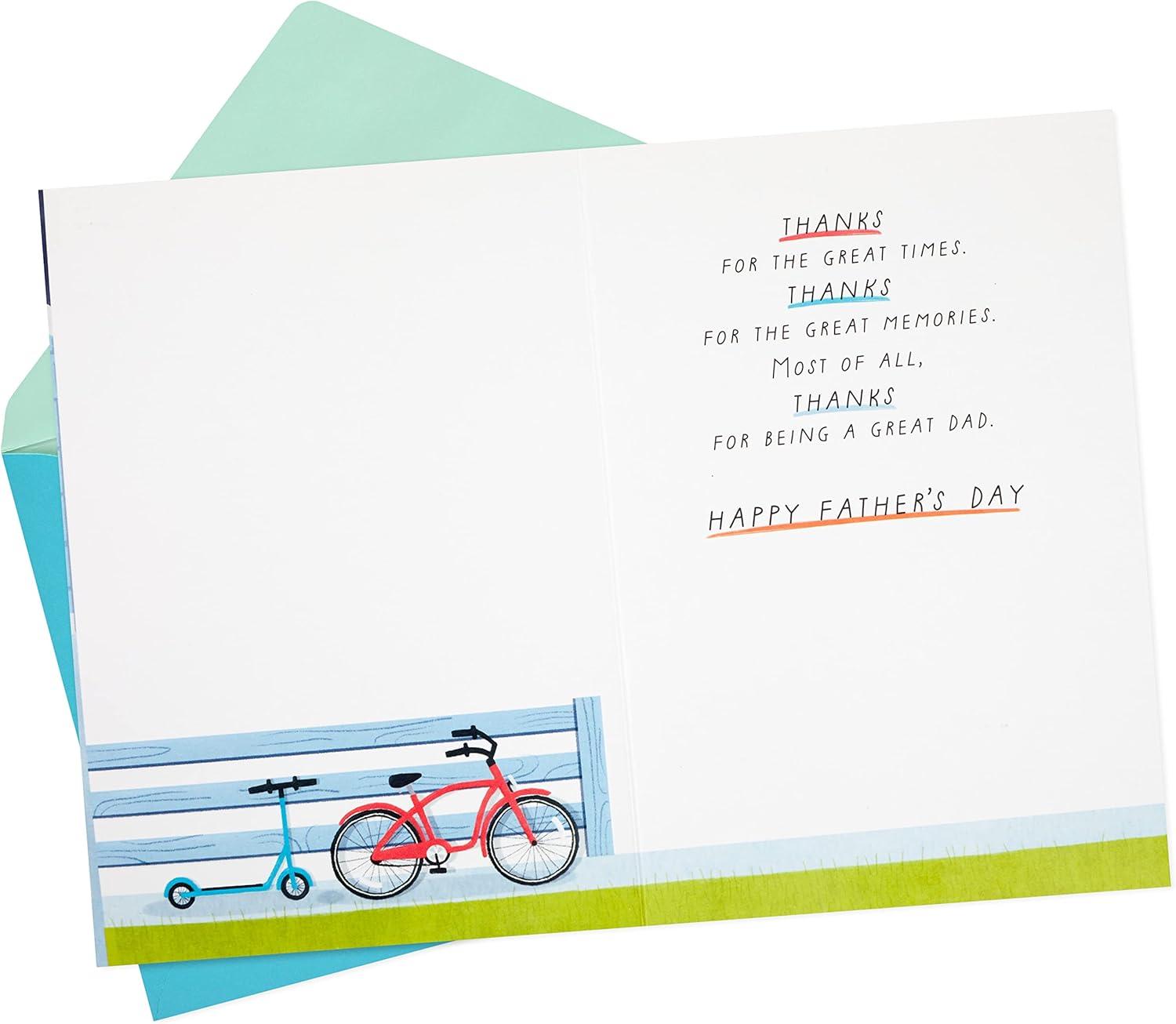 imageHallmark Funny Fathers Day Card for Dad from Son or Daughter Things We Learn from DadsFor Dad  Thanks for Great Memories