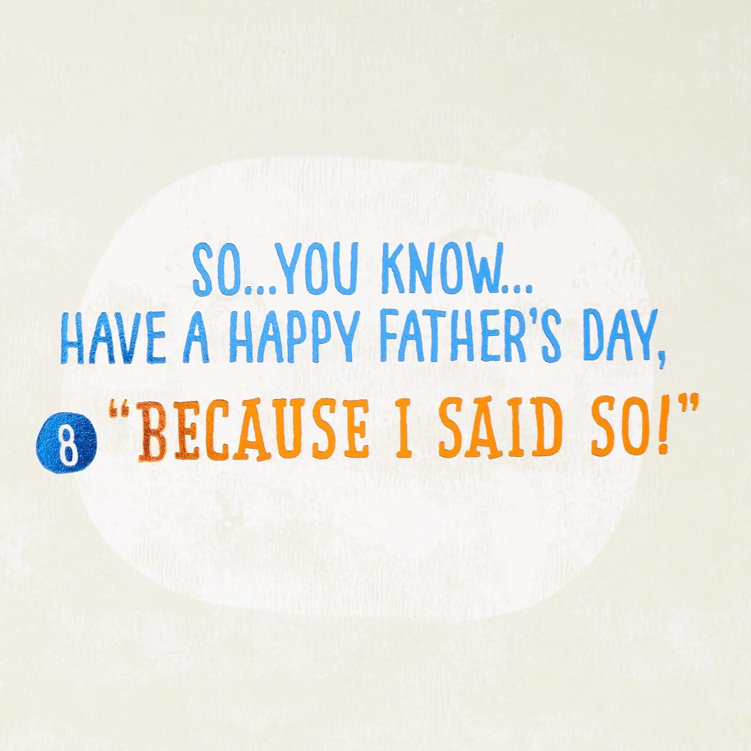 imageHallmark Funny Fathers Day Card for Dad from Son or Daughter Things We Learn from DadsThings We Learn from Dads