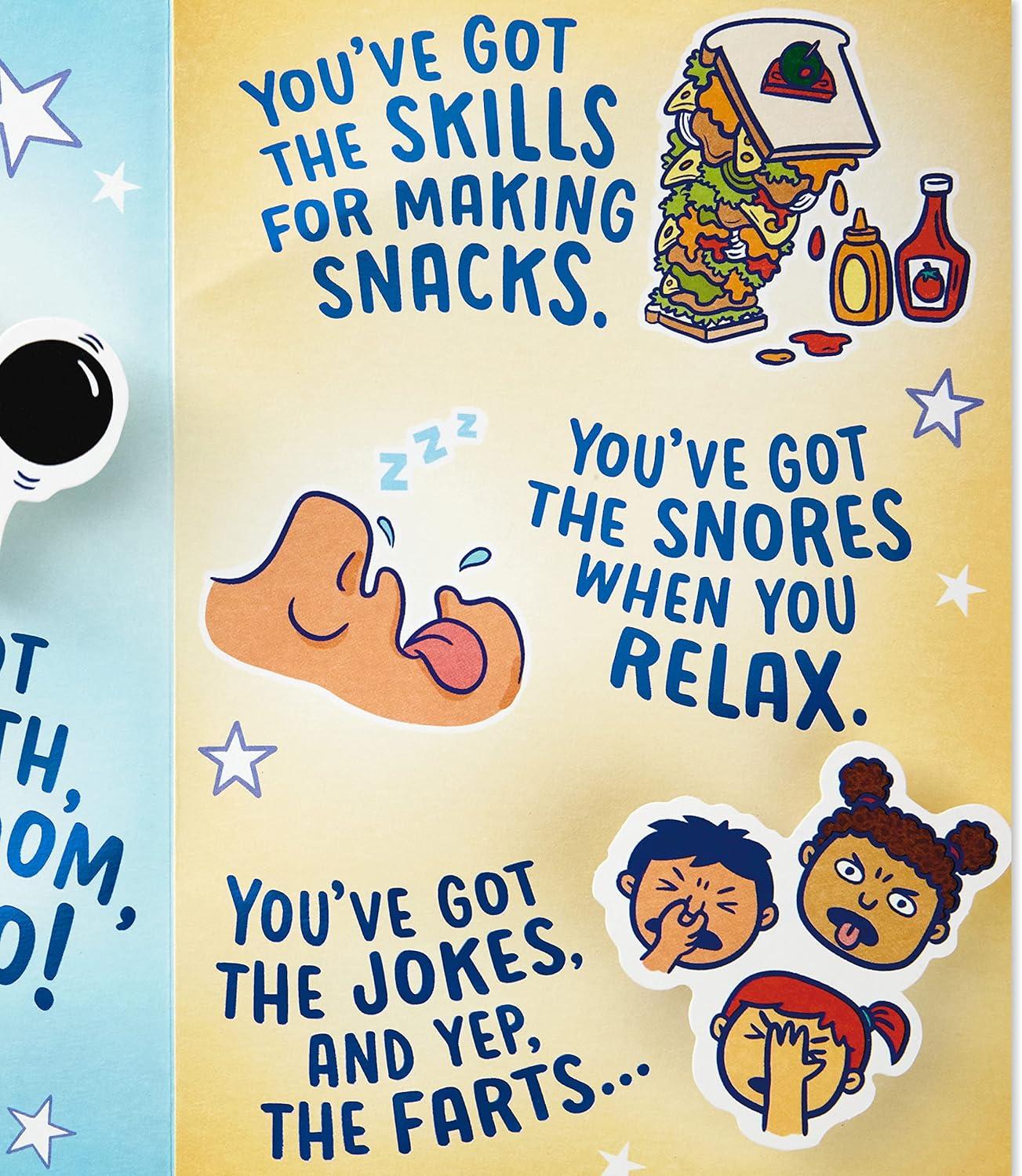 imageHallmark Funny Pop Up Fathers Day Card from Son or Daughter Youve Got it All or Birthday Card for Dad