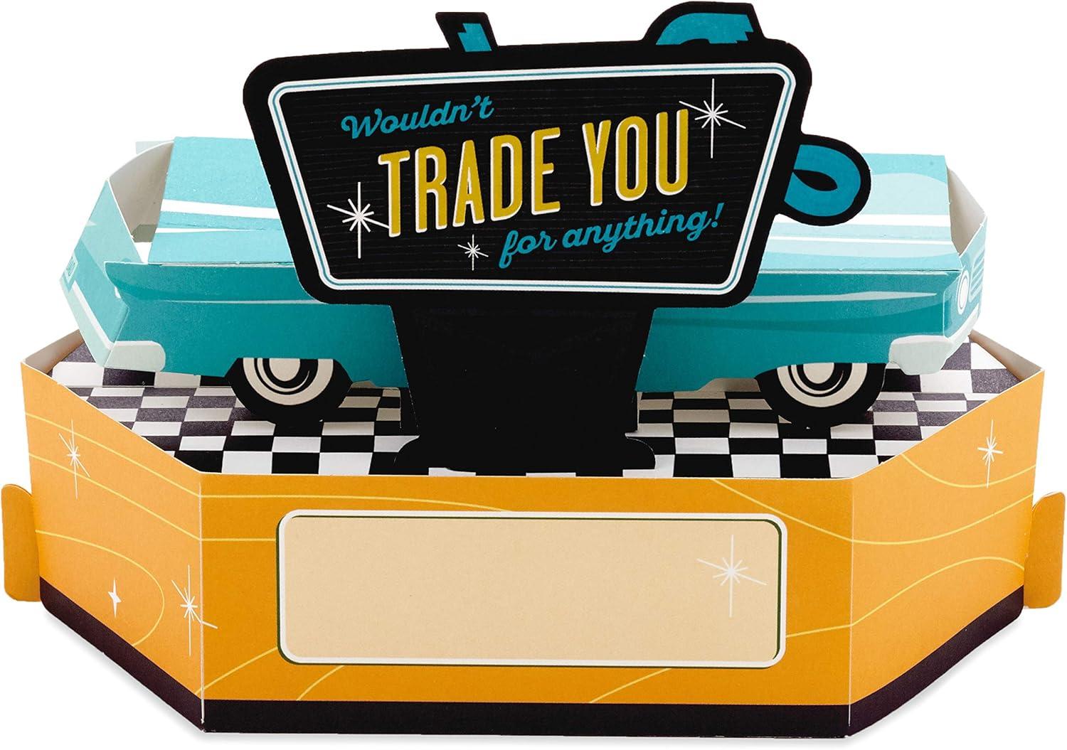 imageHallmark Paper Wonder Displayable Pop Up Fathers Day Card for Dad Classic CarPop Up  Classic Car