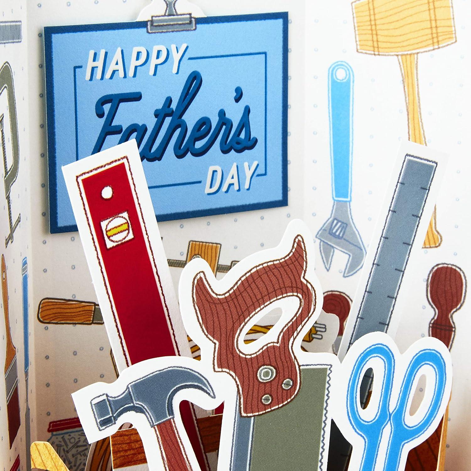 imageHallmark Paper Wonder Displayable Pop Up Fathers Day Card for Dad Classic CarPop Up  You Really Nailed It
