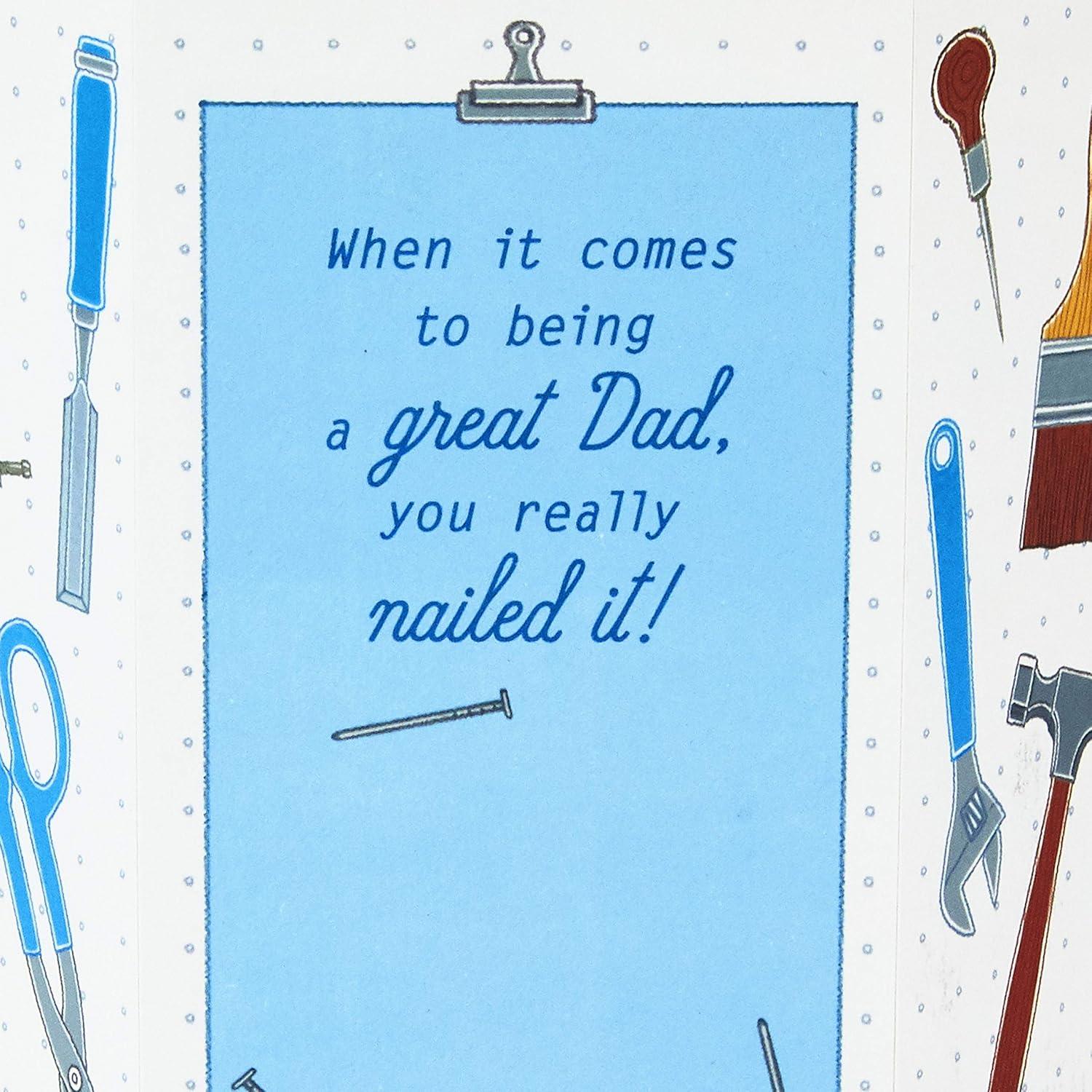 imageHallmark Paper Wonder Displayable Pop Up Fathers Day Card for Dad Classic CarPop Up  You Really Nailed It