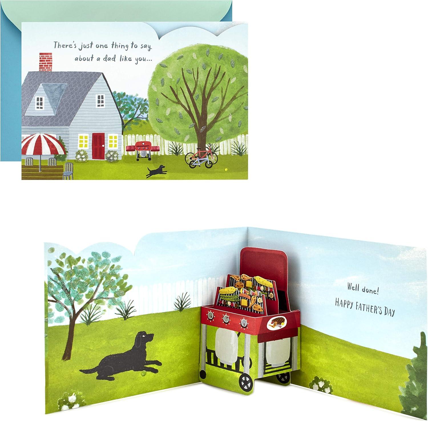 imageHallmark Paper Wonder Pop Up Fathers Day Card Barbecue 599FFW2027