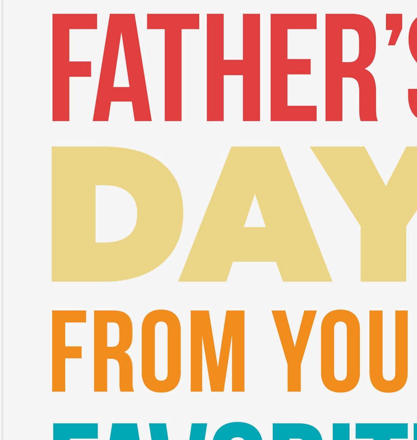 imageHallmark Shoebox Funny Fathers Day Card from Son or Daughter From Your Favorite