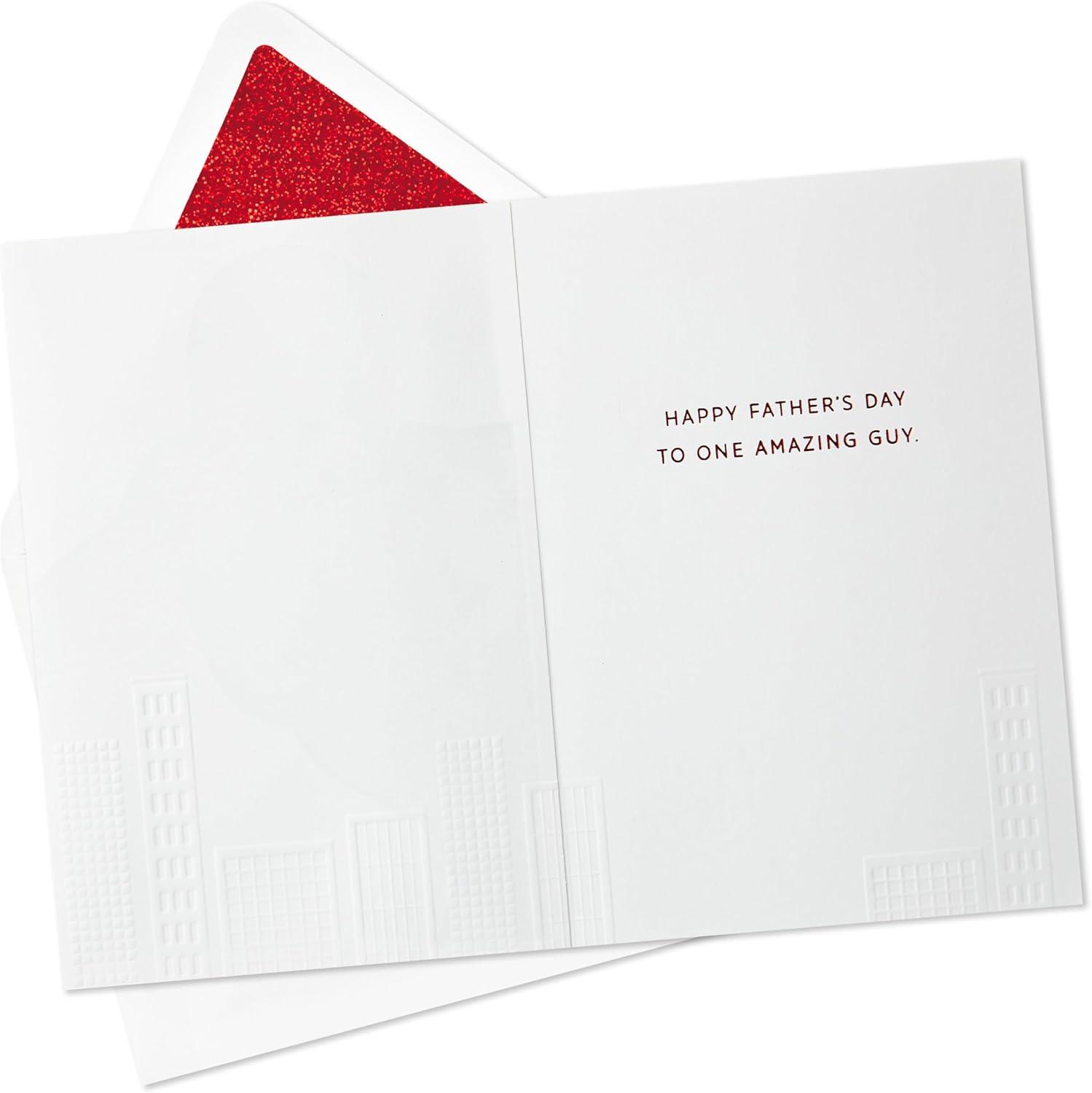 imageHallmark Signature Fathers Day Card for Dad SupermanSpiderman  Amazing Guy