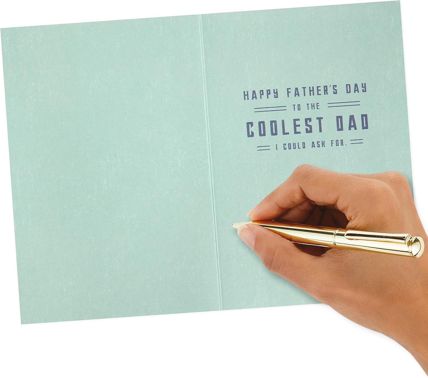 imageHallmark Signature Fathers Day Card for Dad with Gift Removable Drink Can Cooler Fathers Day Dad Removable Can CoolerDad  Removable Can Cooler