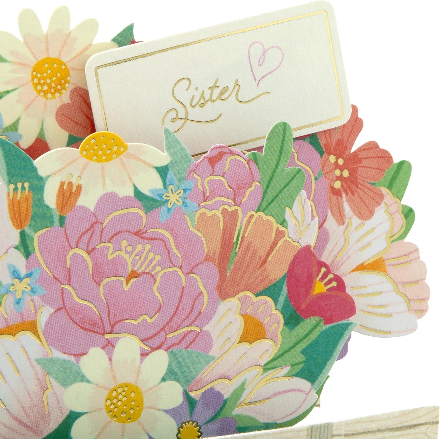 imageHallmark Signature Paper Wonder Wood Pop Up Fathers Day Card SailboatFlower Cart