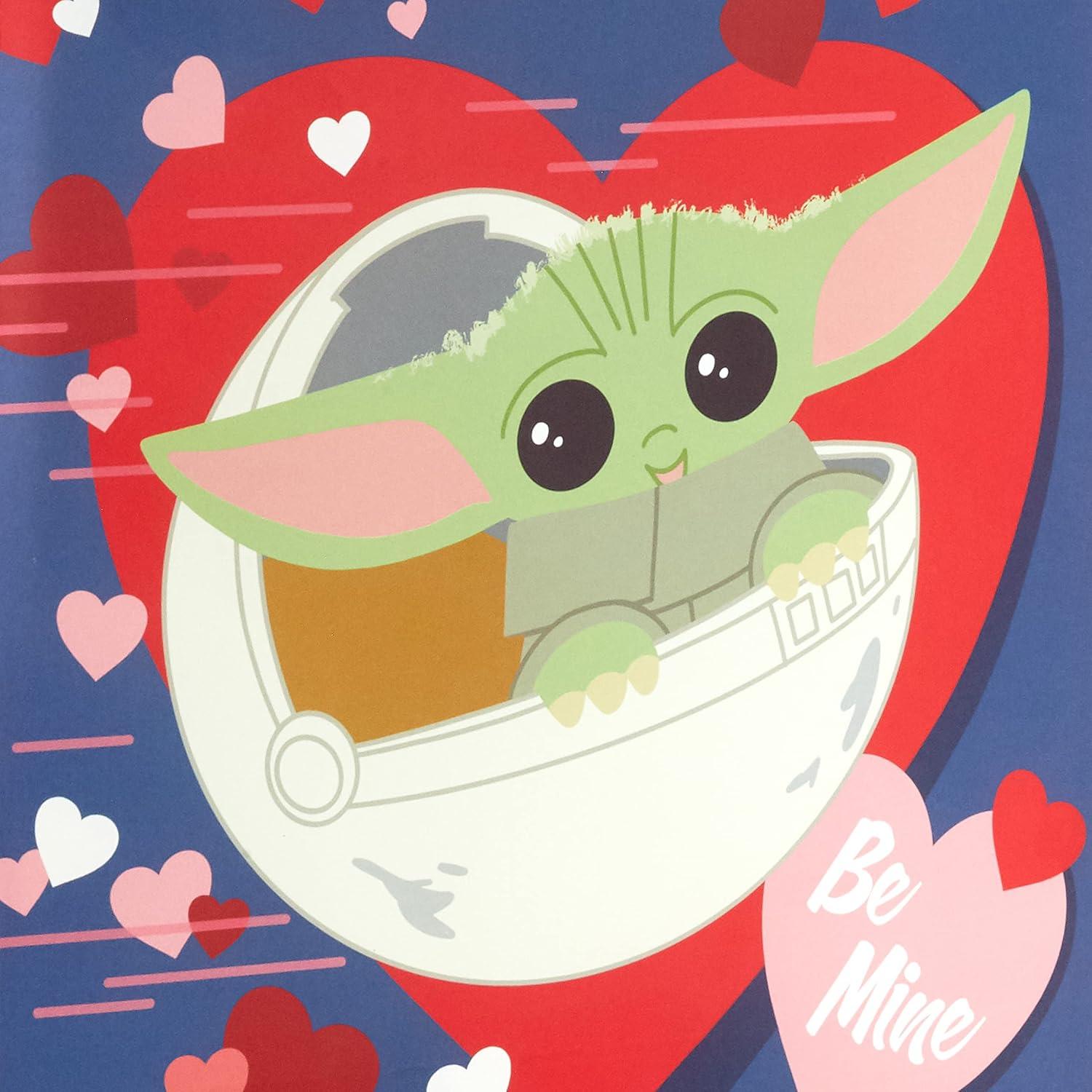 imageHallmark Star Wars The Mandalorian 13quot Large Gift Bag Bundle 3 Bags Baby Yoda The Mandalorian Grogu for Birthdays Christmas Fathers Day May the 4thValentines Day Gift Bags 2 Count