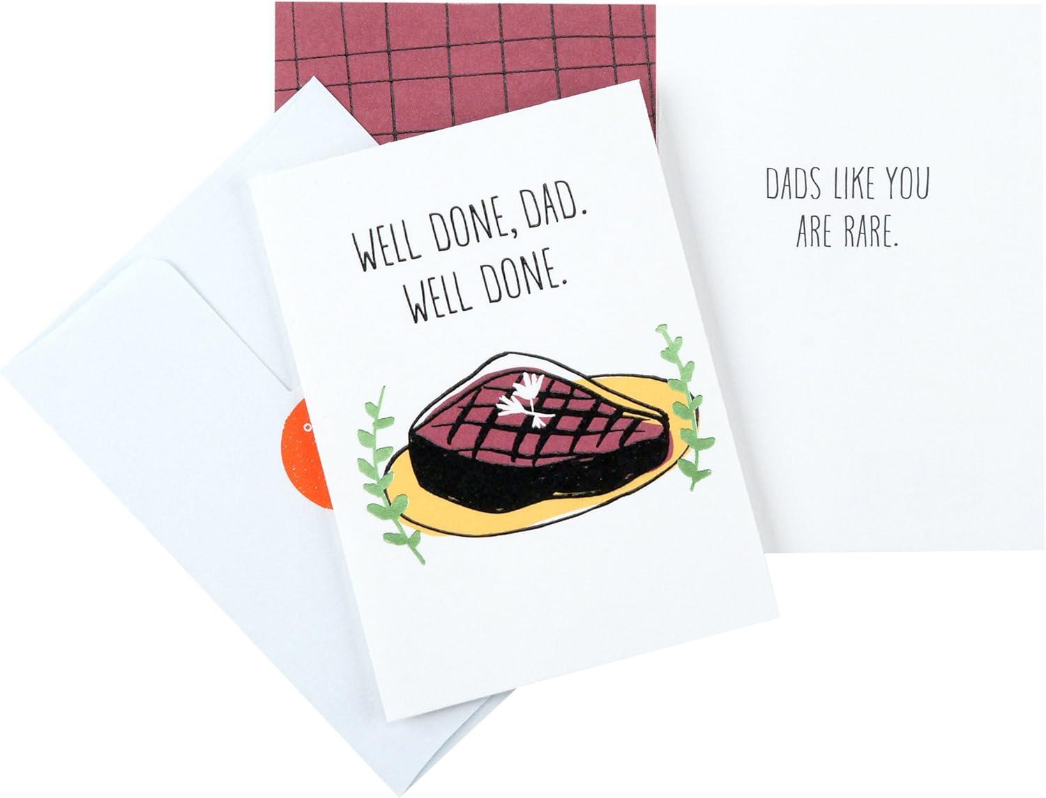 imageHallmark Studio Ink Funny Fathers Day Card Assortment for Friends Family and Dad 6 Cards with EnvelopesFathers Day Assortment  6 Cards
