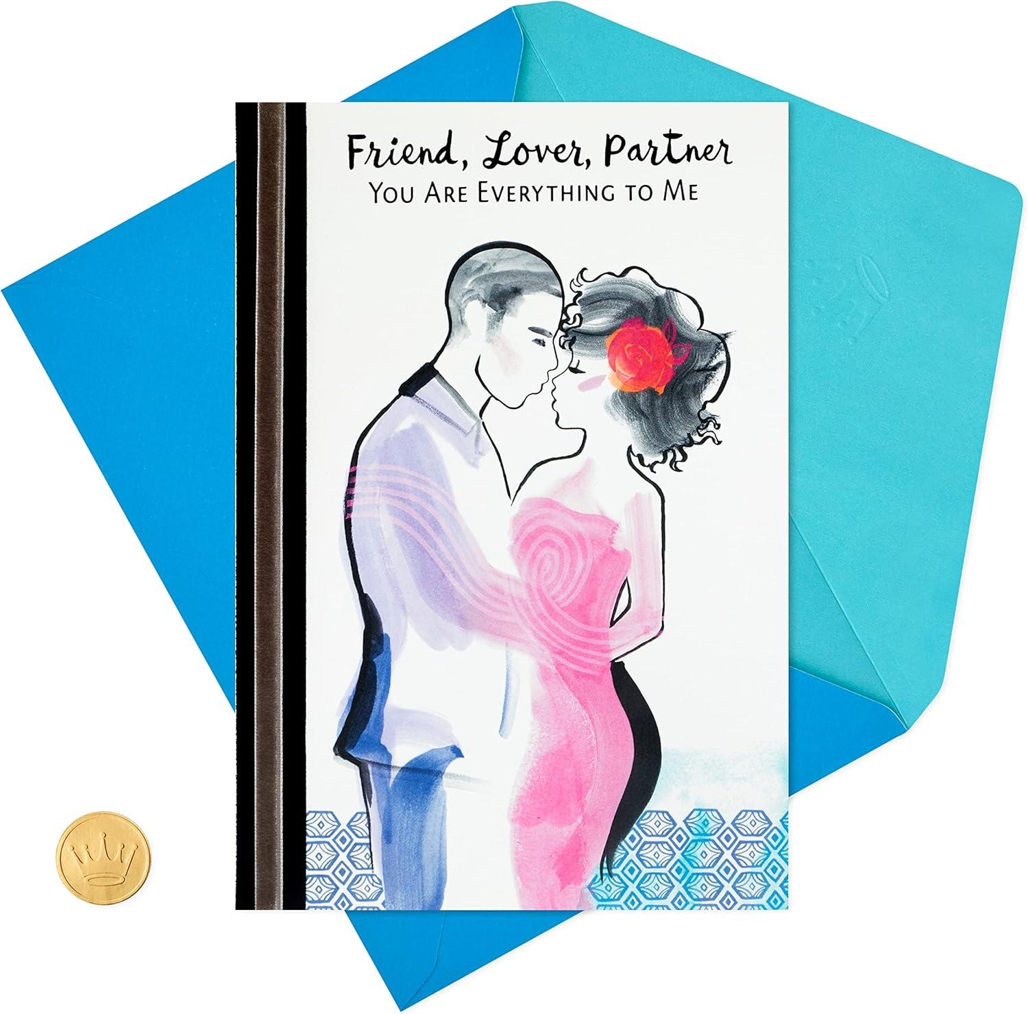 imageHallmark Wood Fathers Day Card for Husband or Boyfriend Love Thats Forever Model Number 699FFW1103Center of Our Family