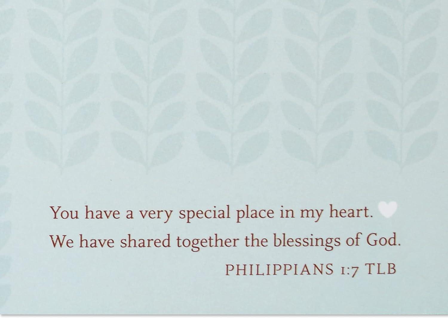 imageHallmark Wood Fathers Day Card for Husband or Boyfriend Love Thats Forever Model Number 699FFW1103Religious  My Heart Thanks God