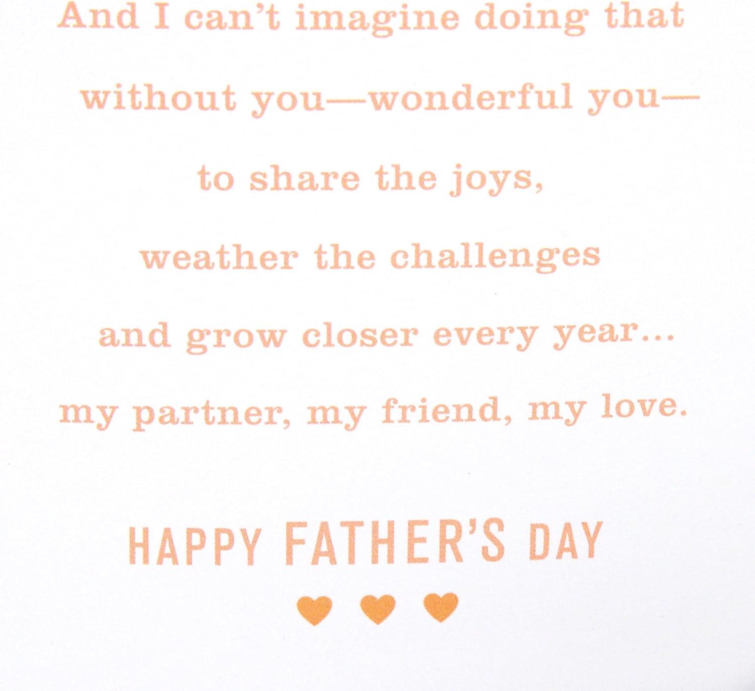 imageHallmark Wood Fathers Day Card for Husband or Boyfriend Love Thats Forever Model Number 699FFW1103Thats Forever