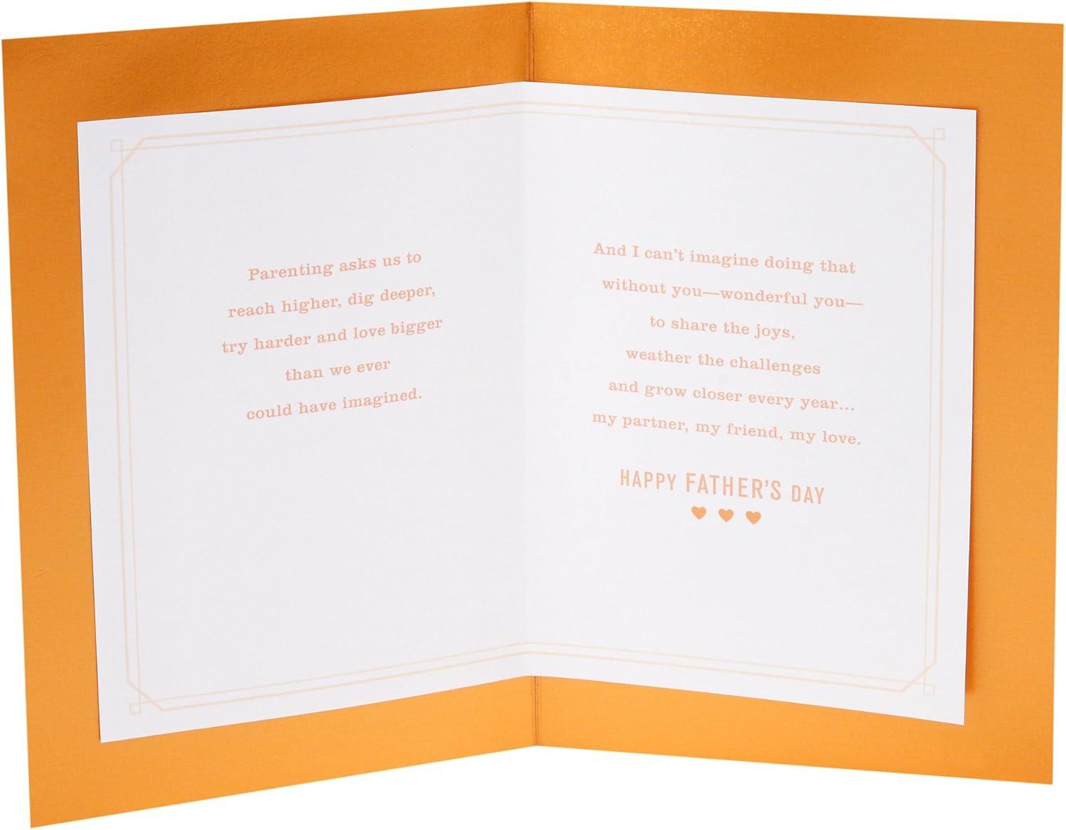 imageHallmark Wood Fathers Day Card for Husband or Boyfriend Love Thats Forever Model Number 699FFW1103Thats Forever