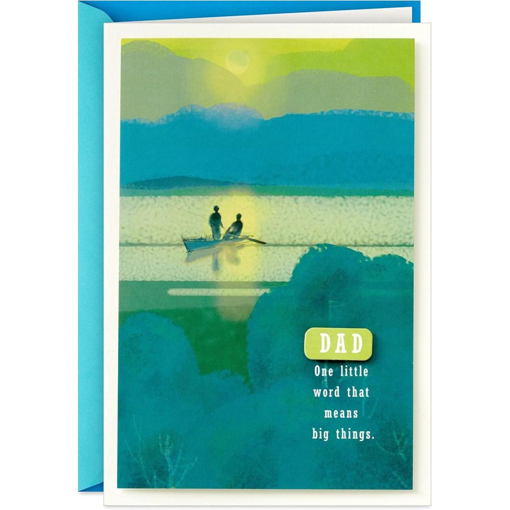 imageHallmark Fathers Day Card for Dad from Son or Daughter Love That Always Comes ThroughDad  Love That Always Comes Through