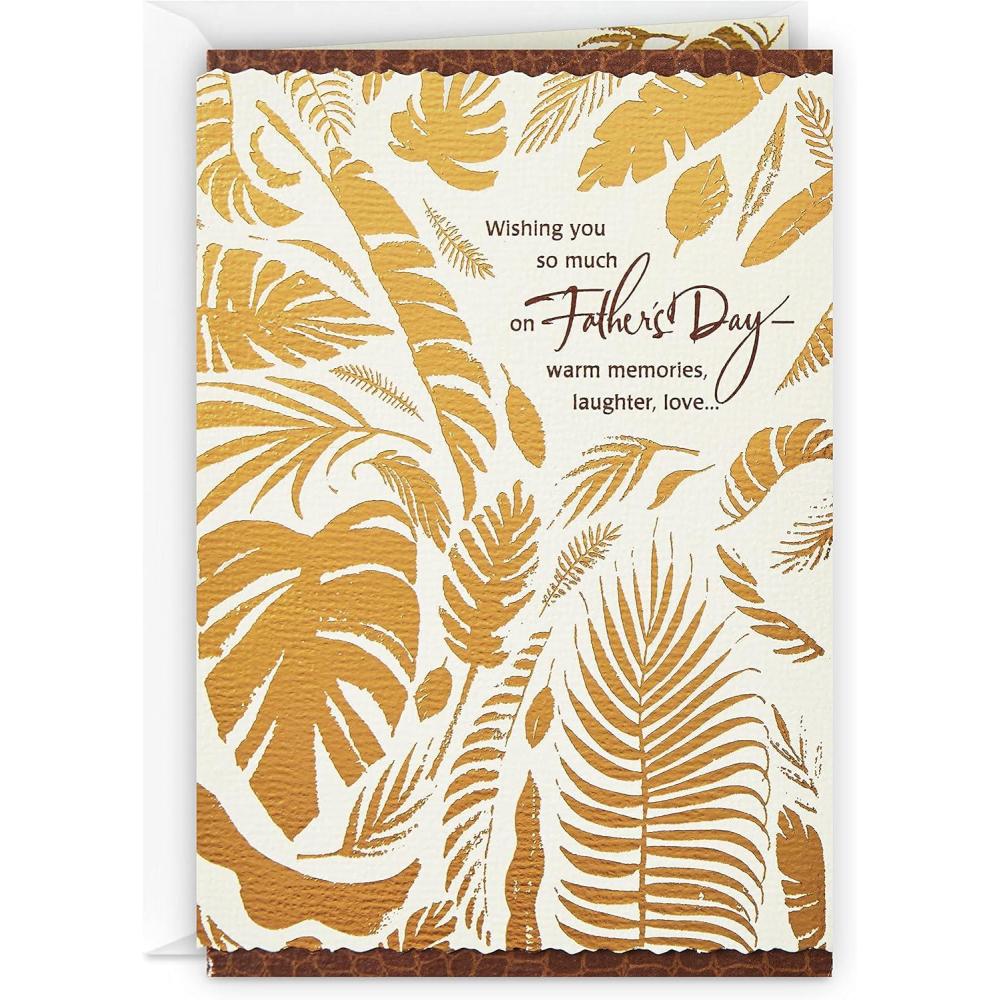 imageHallmark Fathers Day Card for Son A Fine Example of a Good Man Model 599FFW9592Wishing You Happiness Brown