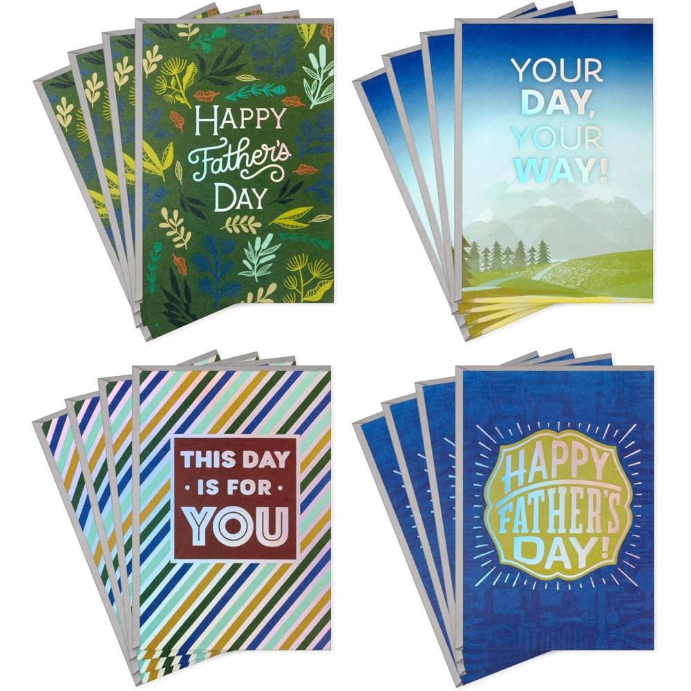 imageHallmark Fathers Day Cards Assortment Tools and Outdoors 16 Cards with Envelopes