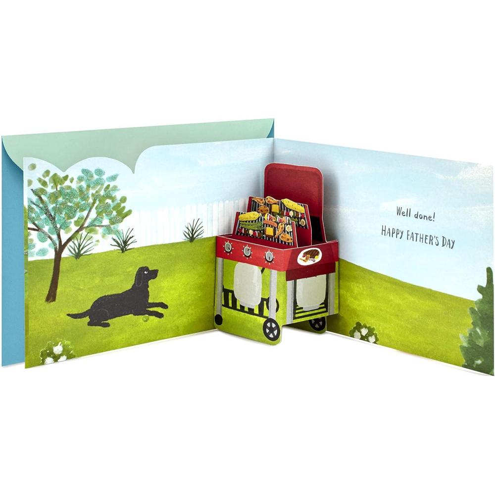 imageHallmark Paper Wonder Pop Up Fathers Day Card Barbecue 599FFW2027