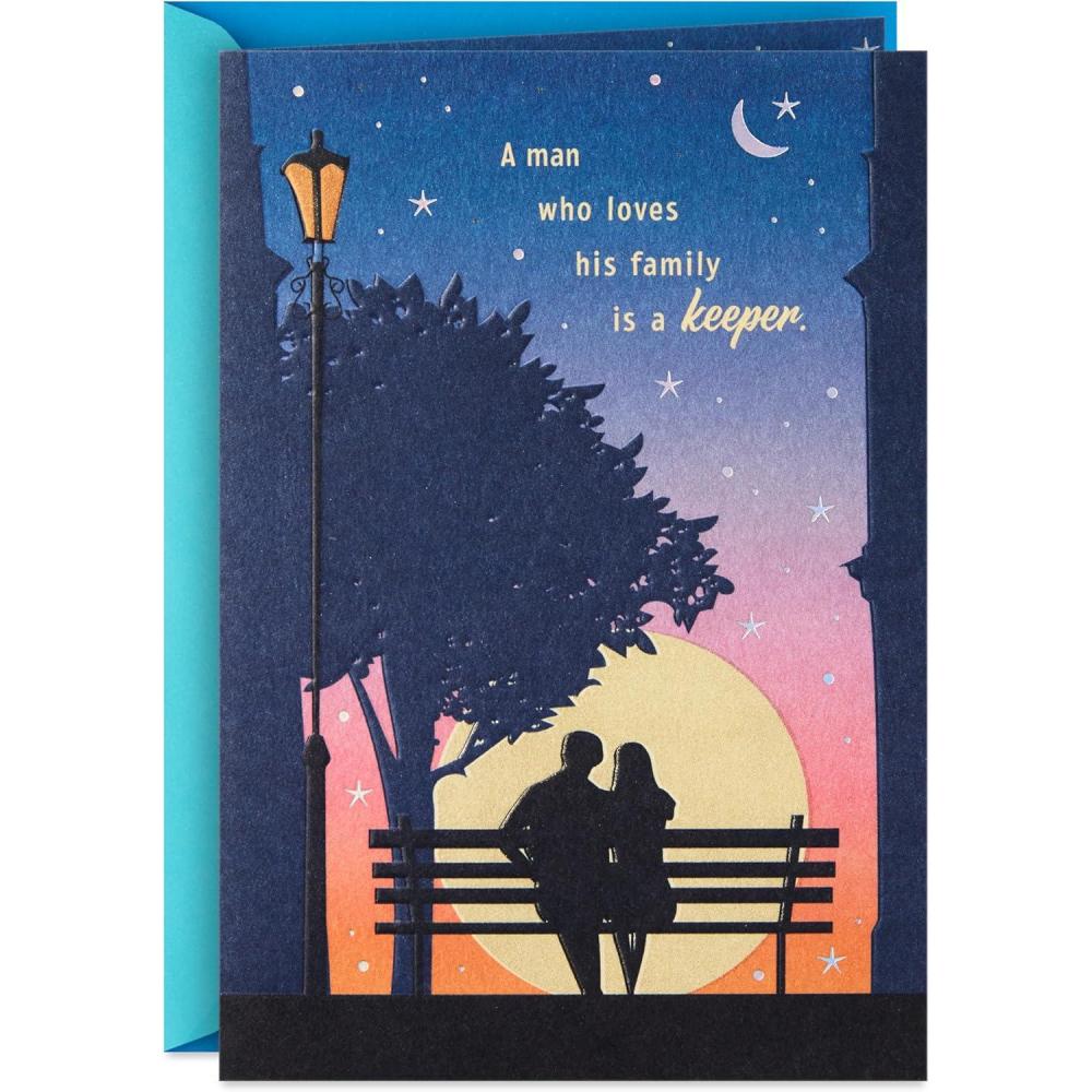 imageHallmark Romantic Fathers Day Card for Husband or Partner Youre a KeeperYoure a Keeper
