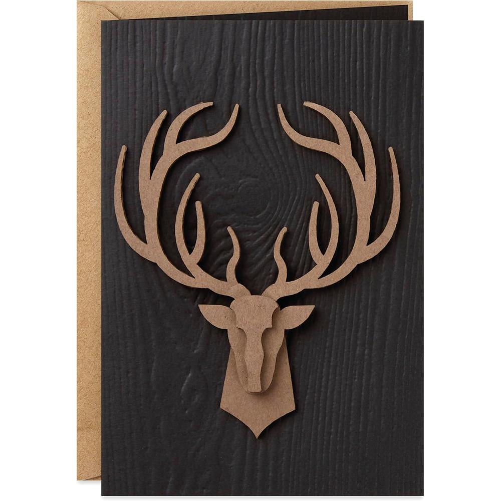 imageHallmark Signature Fathers Day Card 1 Dad AllStar Pennants for Dad Grandpa FatherinLawDeer Head