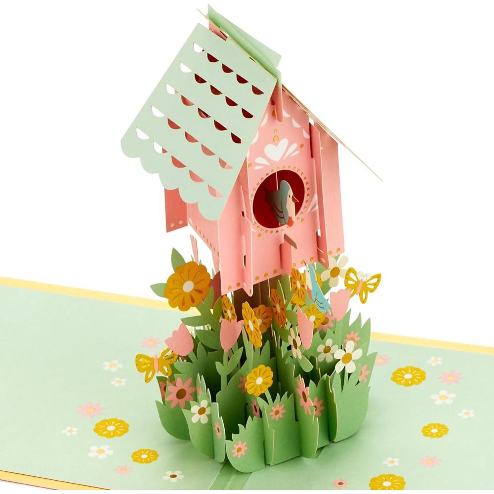 imageHallmark Signature Paper Wonder Wood Pop Up Fathers Day Card SailboatBirdhouse