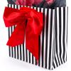 Hallmark 9″ Medium Gift Bag with Tissue Paper (All-Star Dad) for Father’s Day, Birthdays, Valentine’s Day(Black and White Stripes)