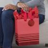 Hallmark 9″ Medium Gift Bag with Tissue Paper (All-Star Dad) for Father’s Day, Birthdays, Valentine’s Day(Red Stripes)