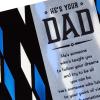 Hallmark Fathers Day Card for Dad from Son or Daughter (Love That Always Comes Through)(He’s Your Dad)