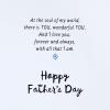 Hallmark Wood Father’s Day Card for Husband or Boyfriend (Love That’s Forever), Model Number: 699FFW1103(Center of Our Family)