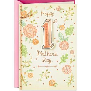 Hallmark 1st Father’s Day Card (Elephants) for Son, Friend, Coworker, Relative(Multicolor)
