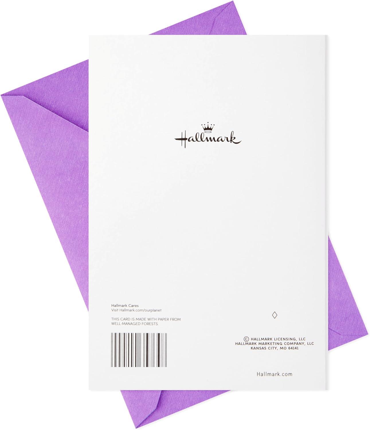 imageHallmark Mothers Day Card for Wife Purple Flowers 699MBC1249Purple Flowers
