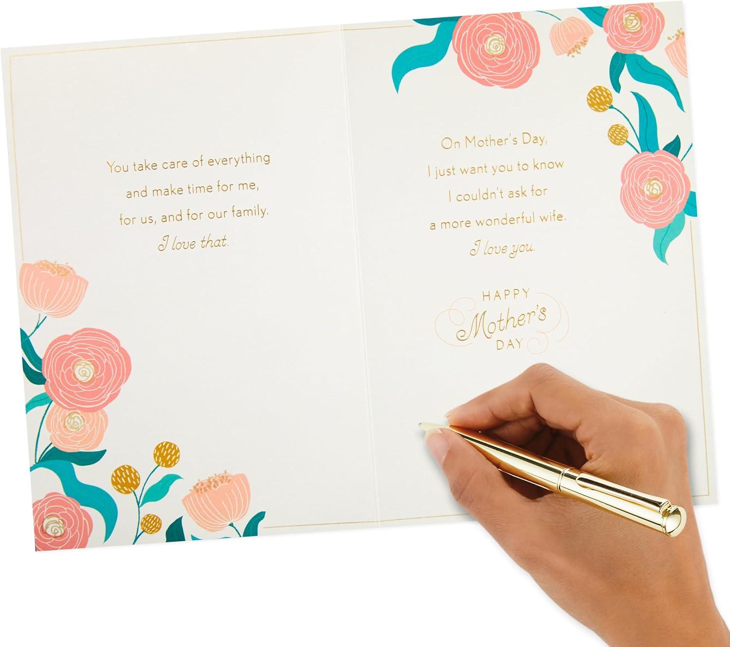 imageHallmark Mothers Day Card for Wife Thank YouWife  Incredible Mom