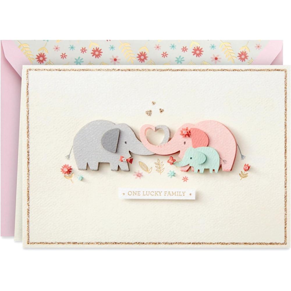 imageHallmark Signature Mothers Day Card to Wife Lucky Family 799MBC1029Lucky Family