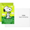 Hallmark Peanuts Pack of Easter Cards, Snoopy Easter Egg Joke (4 Cards with Envelopes)(St. Patrick’s Day  Lucky Snoopy)