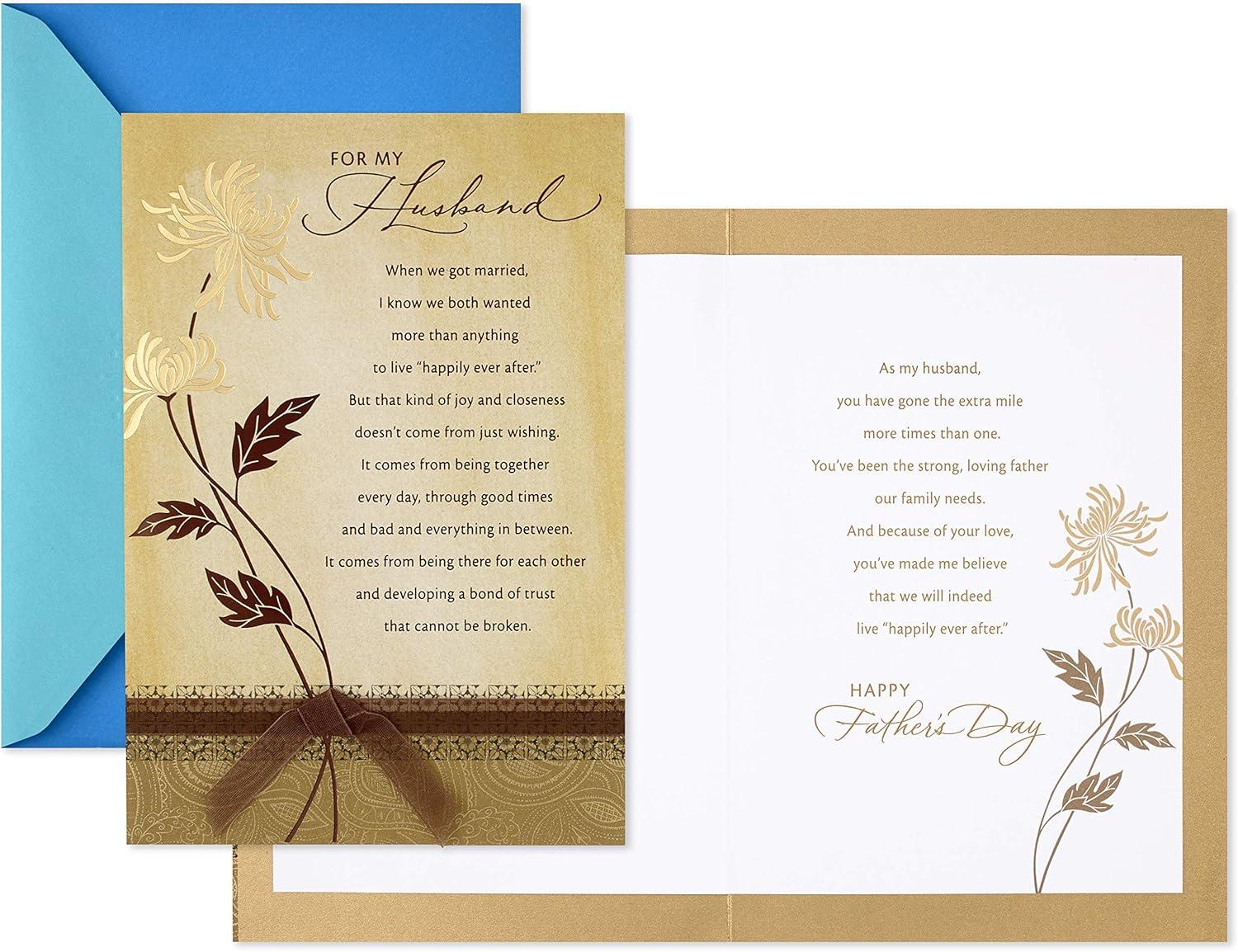 imageHallmark Fathers Day Card for Husband Happily Ever After 599FFW2137Multicolor