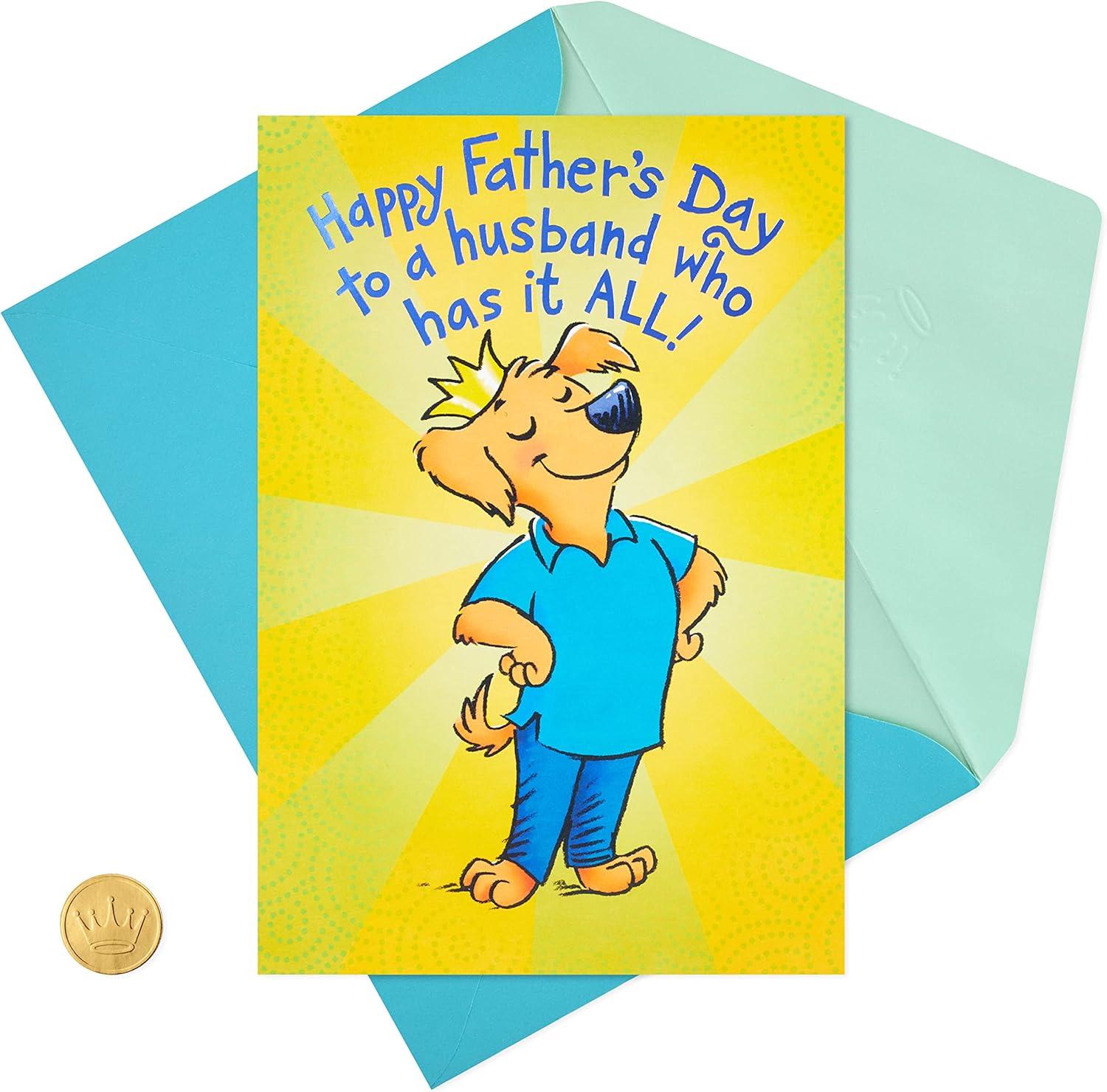 imageHallmark Funny Fathers Day Card for Husband Husband Who Has It All