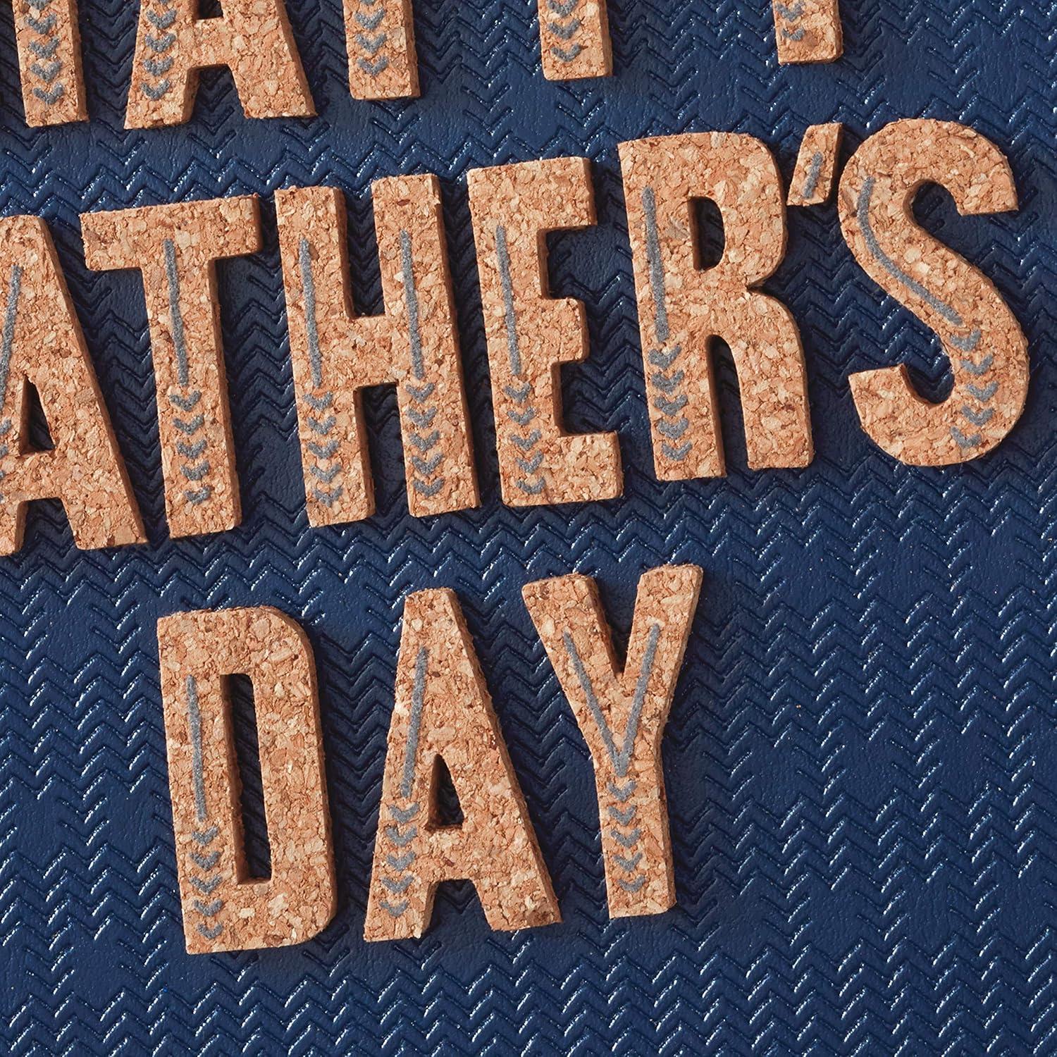 imageHallmark Signature Fathers Day Card Cork Lettering Thankful for You 799FFW9652Cork Lettering  Thankful